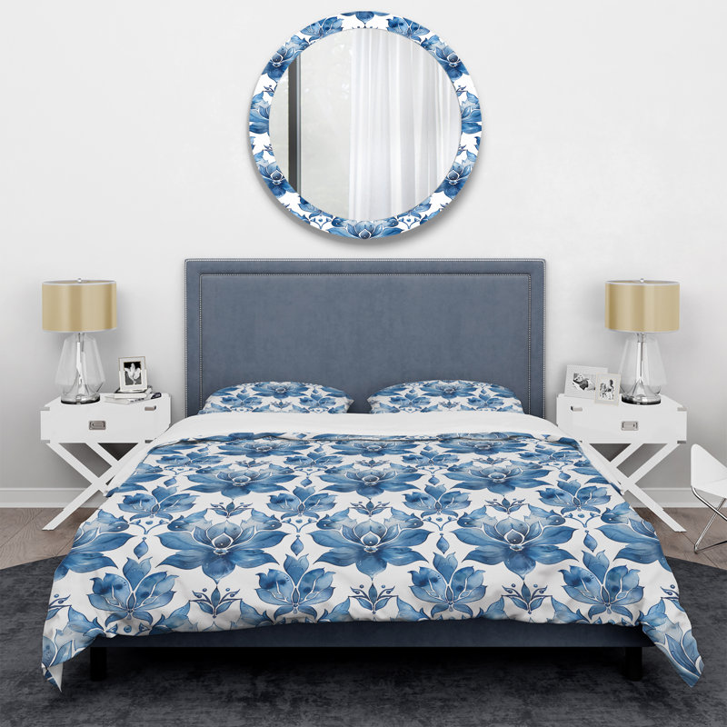 Ensemble de housse de couette Glam, Housse de couette pour grand lit + 2 taies décora