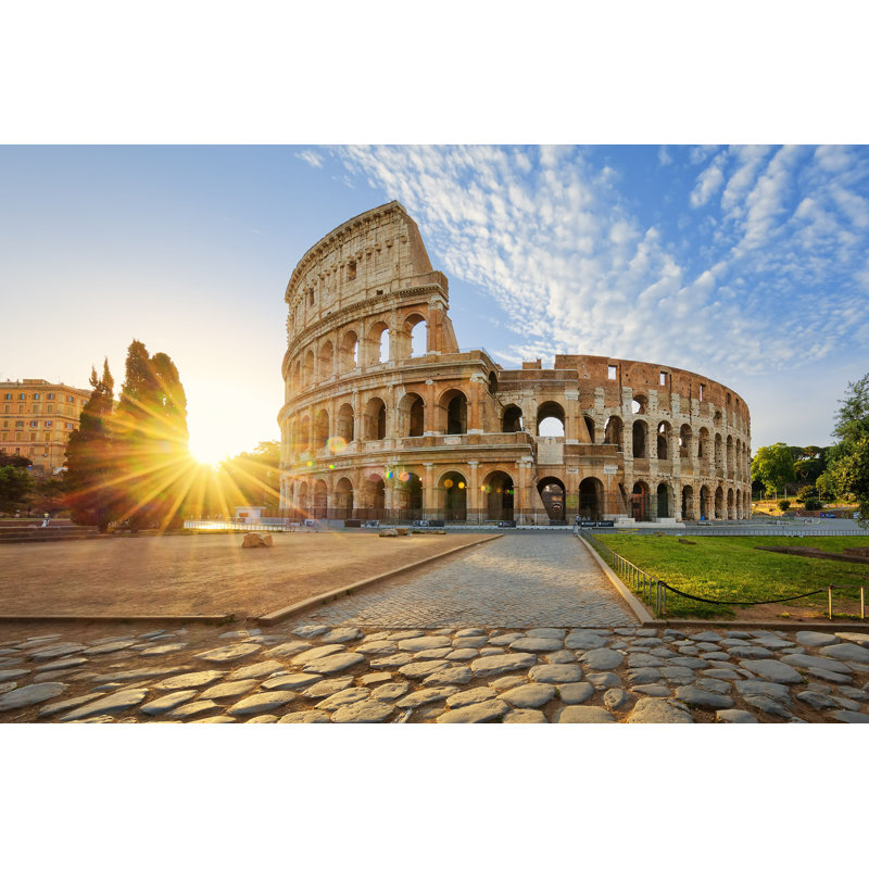 «Narsiso Colosseum in Rome» par Vwalakte - photographie sur toile tendue, H 8 po x l 12 po