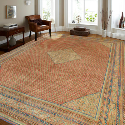 Khurram Distressed Andena Rust Rug