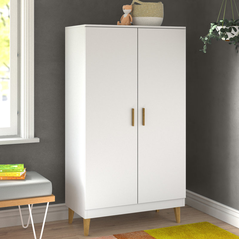 Dekalb 2 Door Wardrobe, White