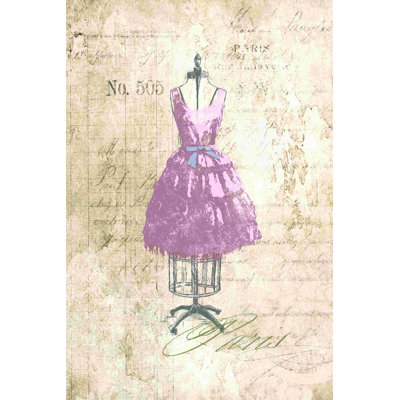 " Vintage Dresson Form Pastel "