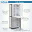 Armoire de rangement 24,5 "x 12"