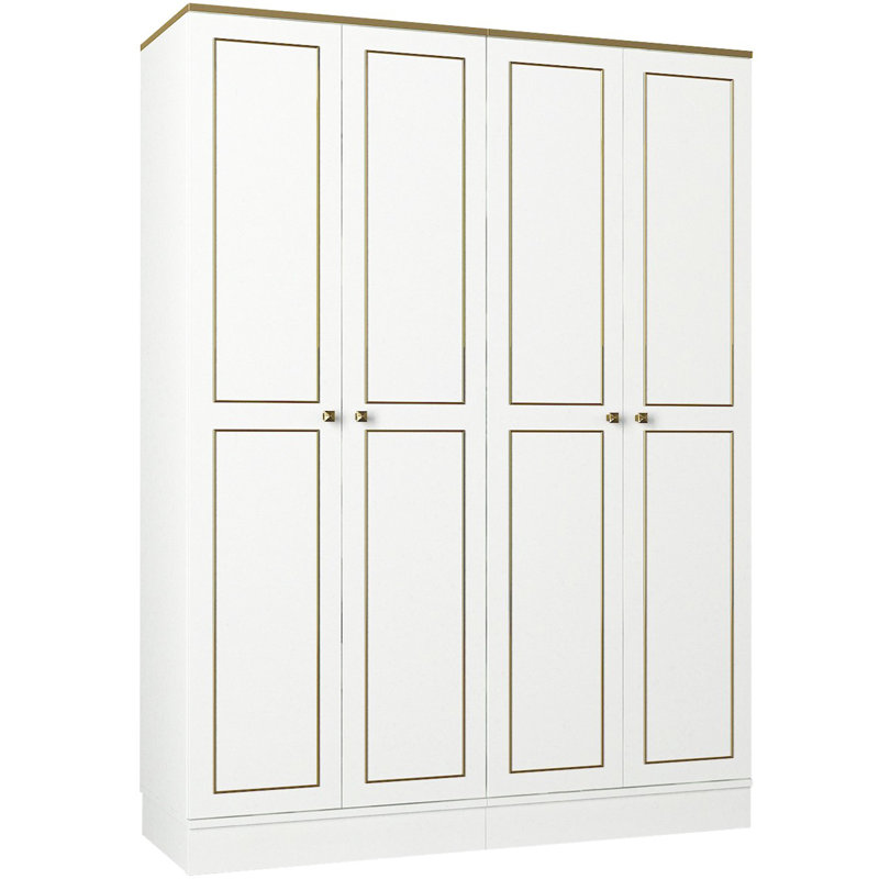 Bradt 4 Door Manufactured Wood Wardrobe