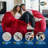 5ft Bean Bag Chair and Footstool, Oversized Lounger, Suede-71404196-71404244