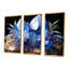 Pierre spirituelle bleue et quartz bleu éthéré - art mural pierre spirituelle-2020844038-2020844032