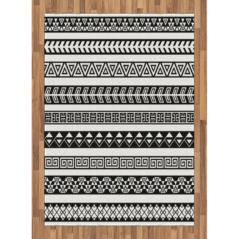 Val Southwestern Hand Woven Area Rug, Rectangle 120 x 180cm