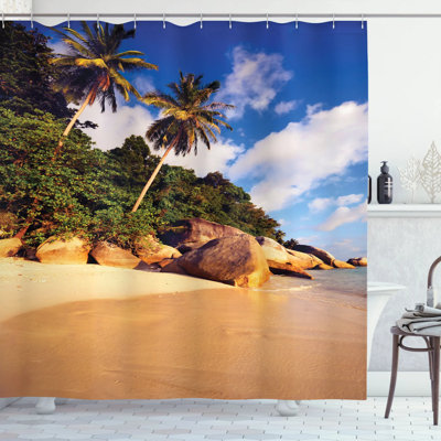 James-Martin Shower Curtain with Hooks Included