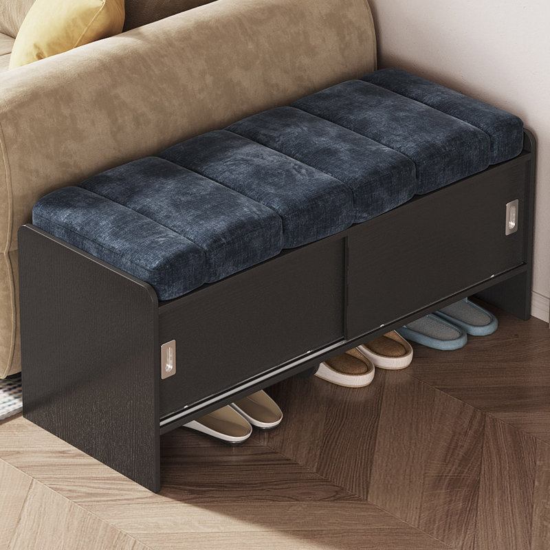 Polyester Upholstered Storage Bench