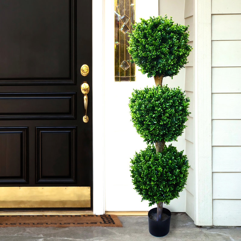 152.4cm Faux Boxwood Tree in Pot