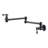 Kitchen Faucet Pot Filler with Dual Swing Joints,Wall Mount Kitchen Sink Faucet