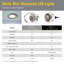 White Mini Indoor Outdoor Recessed LED Puck Light, 3000K