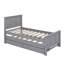 Lit plateforme simple avec lit gigogne et tiroirs Herline-378604679