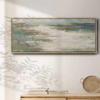Misty Coast- Framed Canvas