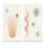 «Minimalistic Retro Color Geometrics V», ensemble de 2 impressions-642968913-642968912