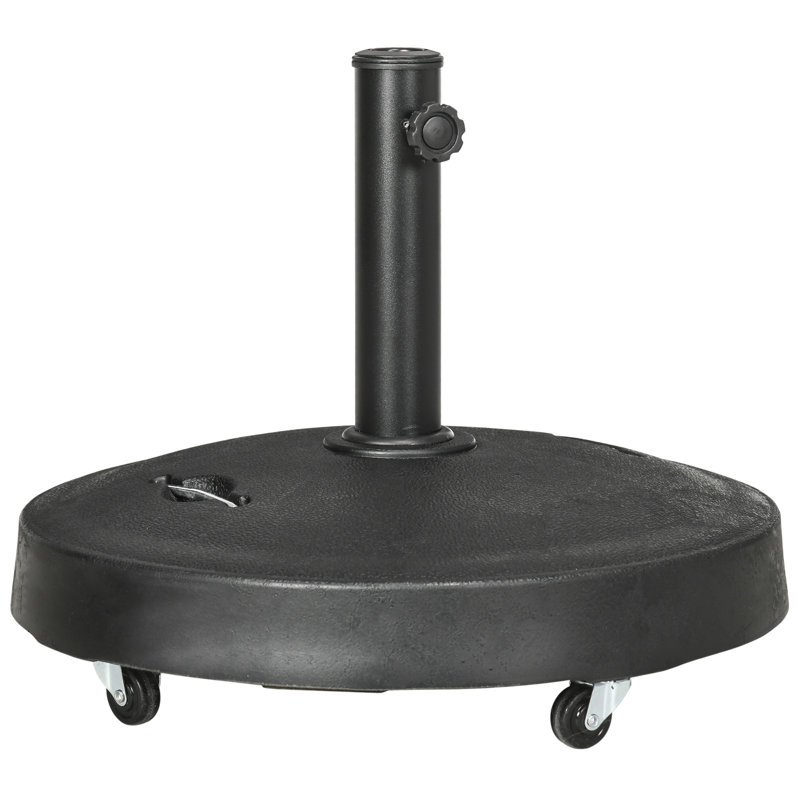Arhab 24kg Resin Free Standing Umbrella Base with Wheels