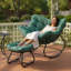Chaise berçante de patio avec repose-pieds-1574790978