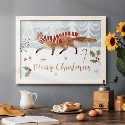 Woodland Christmas Collection, peinture sur toile encadrée