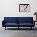 Lucid Comfort 74'' Upholstered Convertible Sofa