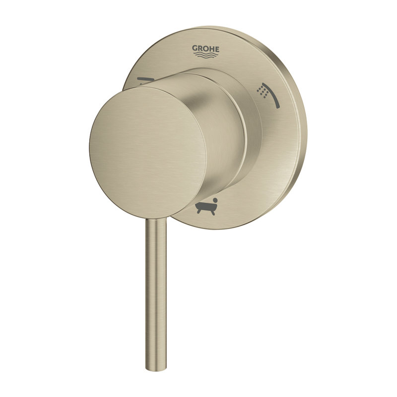 Nouveau déviateur à 3 voies Atrio®, Nickel brossé Infinity