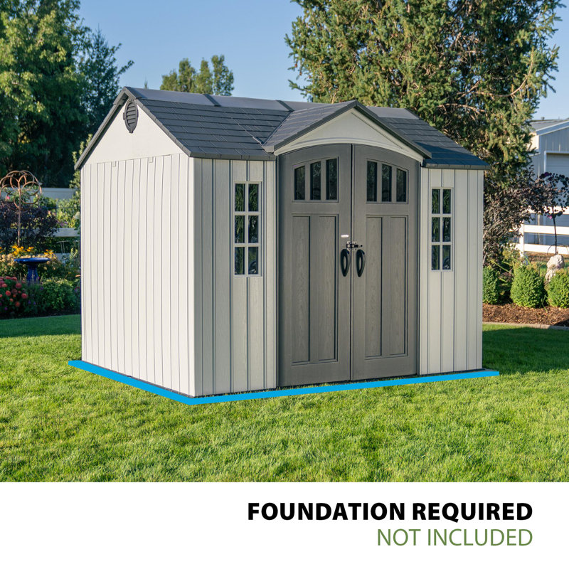 10 Ft. X 8 Ft. Side Entry Outdoor Storage Shed