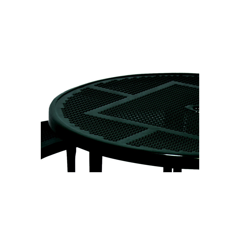 Table de pique-nique Tycho, Black/Black