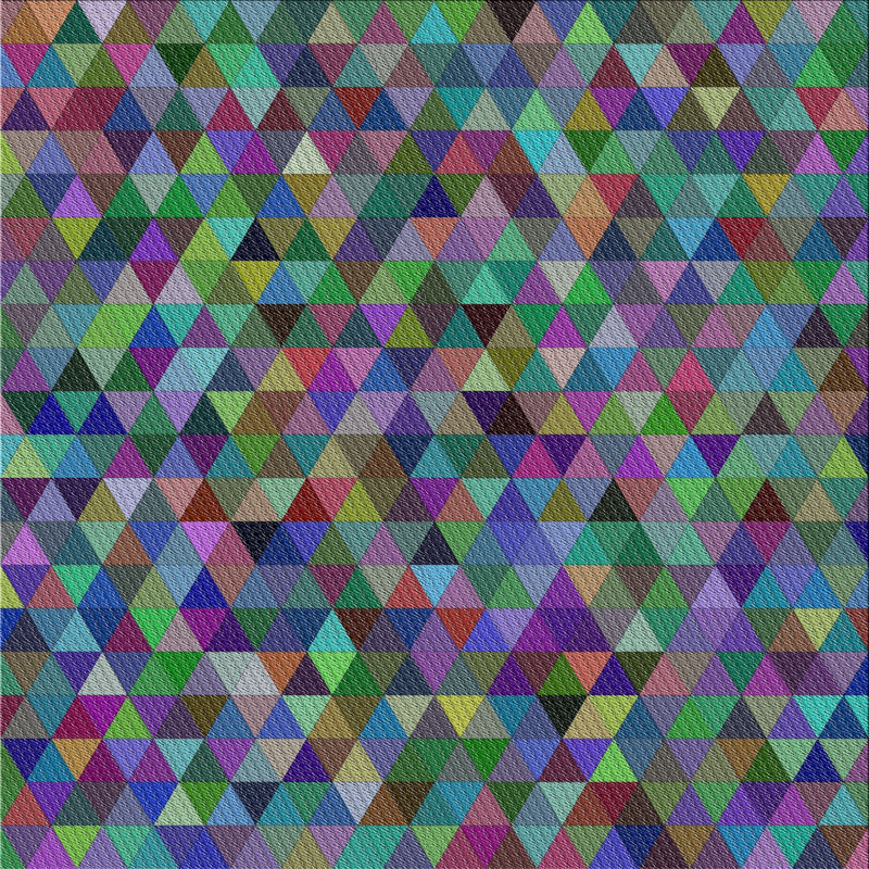 Geometric Indoor Rug, Square 3'