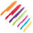 Knife Set - Colorful 14-Piece Stainless-Steel Cutting Knives with Sheaths Set - New Home Essentials by Classic Cuisine