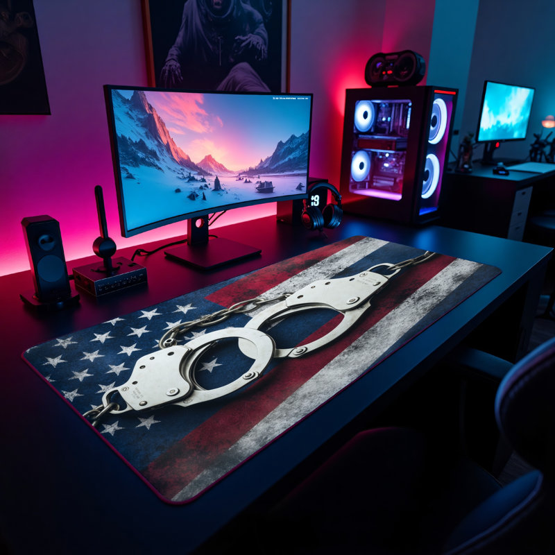 Polyester Desk Pad, 23.6x13.8