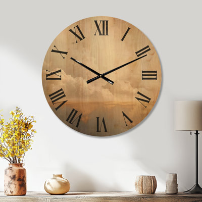 Très grande horloge murale minimaliste