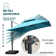Faizon 11' Square Double Top Cantilever Tilting Umbrella with Base and 360°Rotation