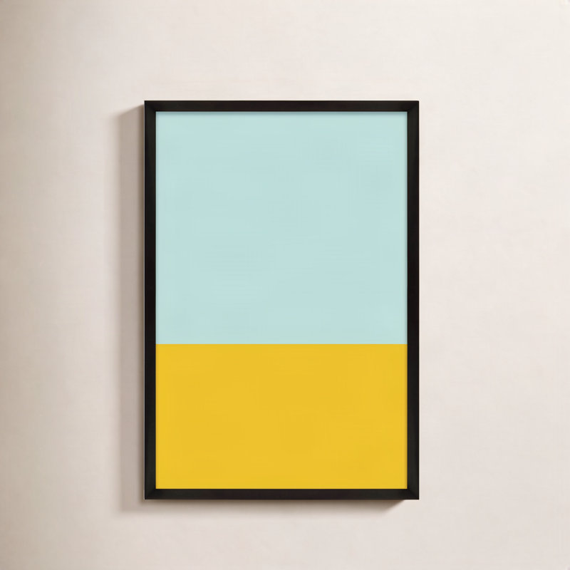 Color Studies 1 by Romina Gadler - Framed Wall Art, 38" H x 26.5" W x 1.25" D, Black Framed Paper