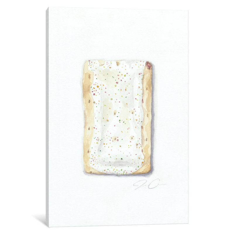 « frais pop-marrer »-impression sur toile tendue, H 40 po x l 26 po x P 1,5 po, Toile tendue, Pas de tapis