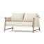 Naomie Acacia Loveseat with Wicker Rope