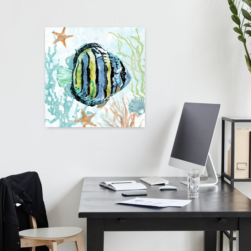 Art tropical, art tropical, H 18 po x l 18 po