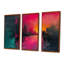Sybilla - Ensemble de décoration murale paysage abstrait-108318562-108318568