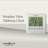 Weather View Modern & Contemporary Digital Alarm Tabletop Clock, LCD Display with Temperature, Humidity, and Moon Phase