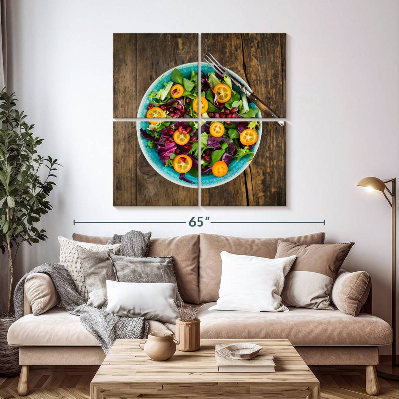 Salade de chou rouge Yarlin avec kumquats, H 45 po x l 45 po