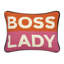 Personality Boss Lady Needlepoint Pillow