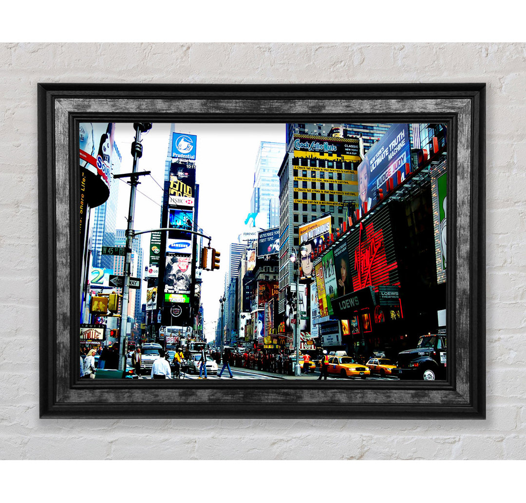 Times Square NYC - Einzelner Bilderrahmen Kunstdrucke