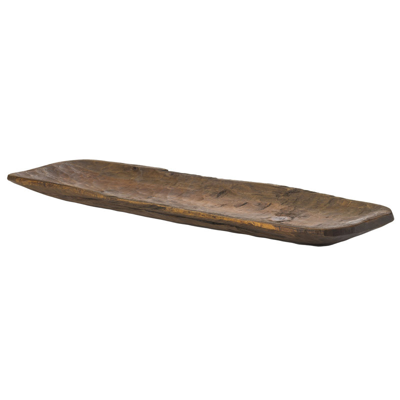 Solid Wood Tray, Brown
