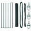 Hexagon Fence Steel-243152398-243152399