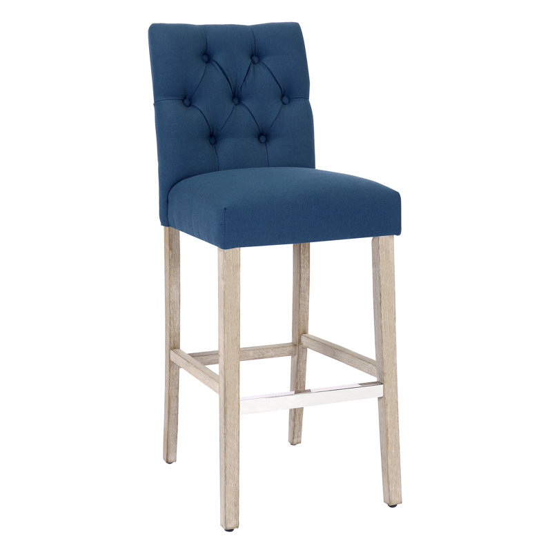 Tabouret de bar et de comptoir Wren, Tabouret de bar (siège d'une hauteur de 29 po), Thé, Gris antique