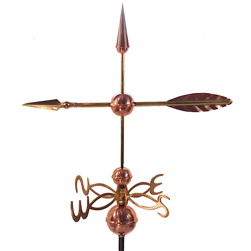 Girouette Bedias Arrow, Cuivre