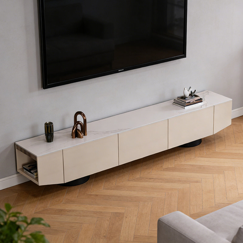 Meuble télé avec rangement Modern Simplicity, 15.74"H x 78.74"L x 15.74"W