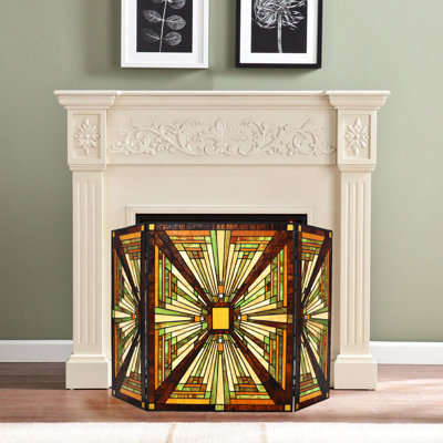 Wilmot 3 Panel Metal Fireplace Screen