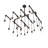 20 - Light Wrought Iron Bulb Pendant