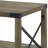 Rustic Oak Coffee Table with Bottom Shelf