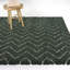Tapis vert à chevrons Karr-2010607852