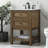 Bonsai 24 " W Freestanding Standard 1 Single Vanity Bathroom Vanity With Marble Top-1849568707