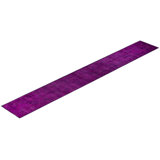 Overdyed Hand-Knotted Wool Modern-Contemporary Purple Runner 2' 7" x 20' 1"